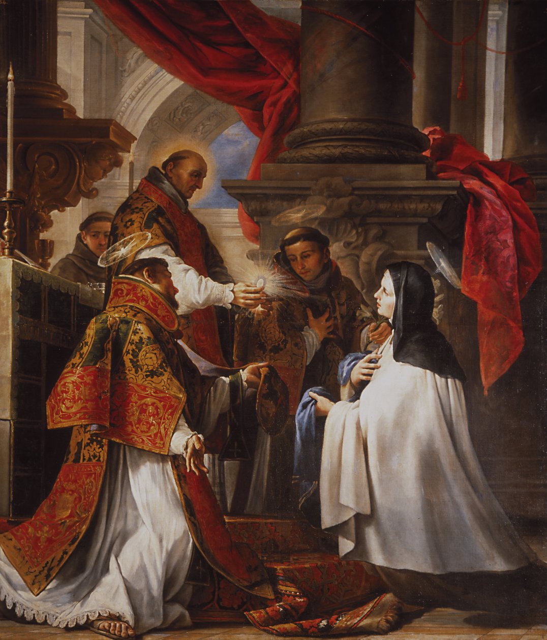 Komunia świętej Teresy autorstwa Juan Martín Cabezalero