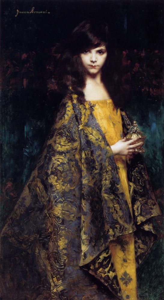 Portret dziewczyny autorstwa Juana Romani