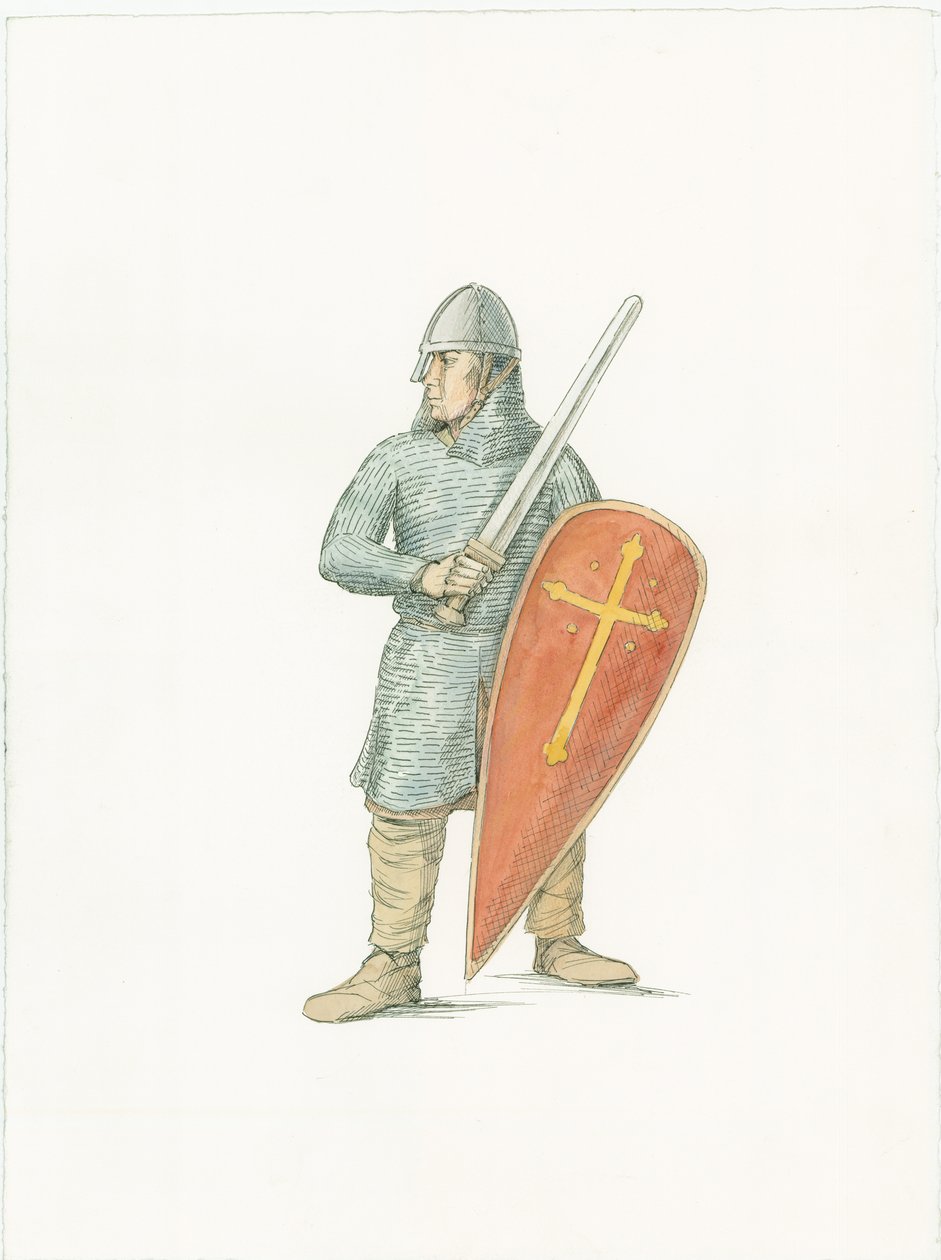Rycerz normański, ok. 1066 2015 r. autorstwa Judith Dobie