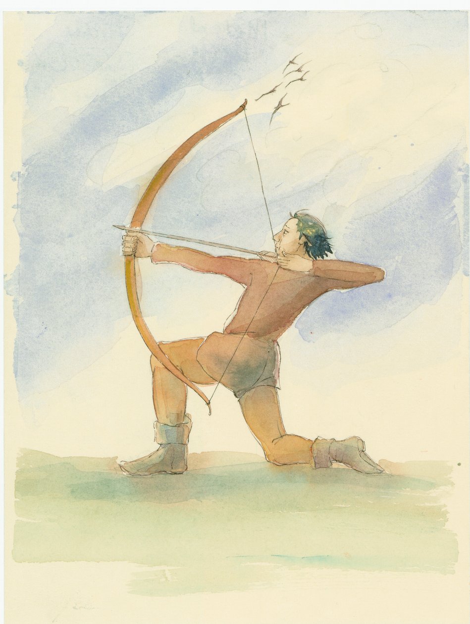 Średniowieczny łucznik, 2004. autorstwa Judith Dobie