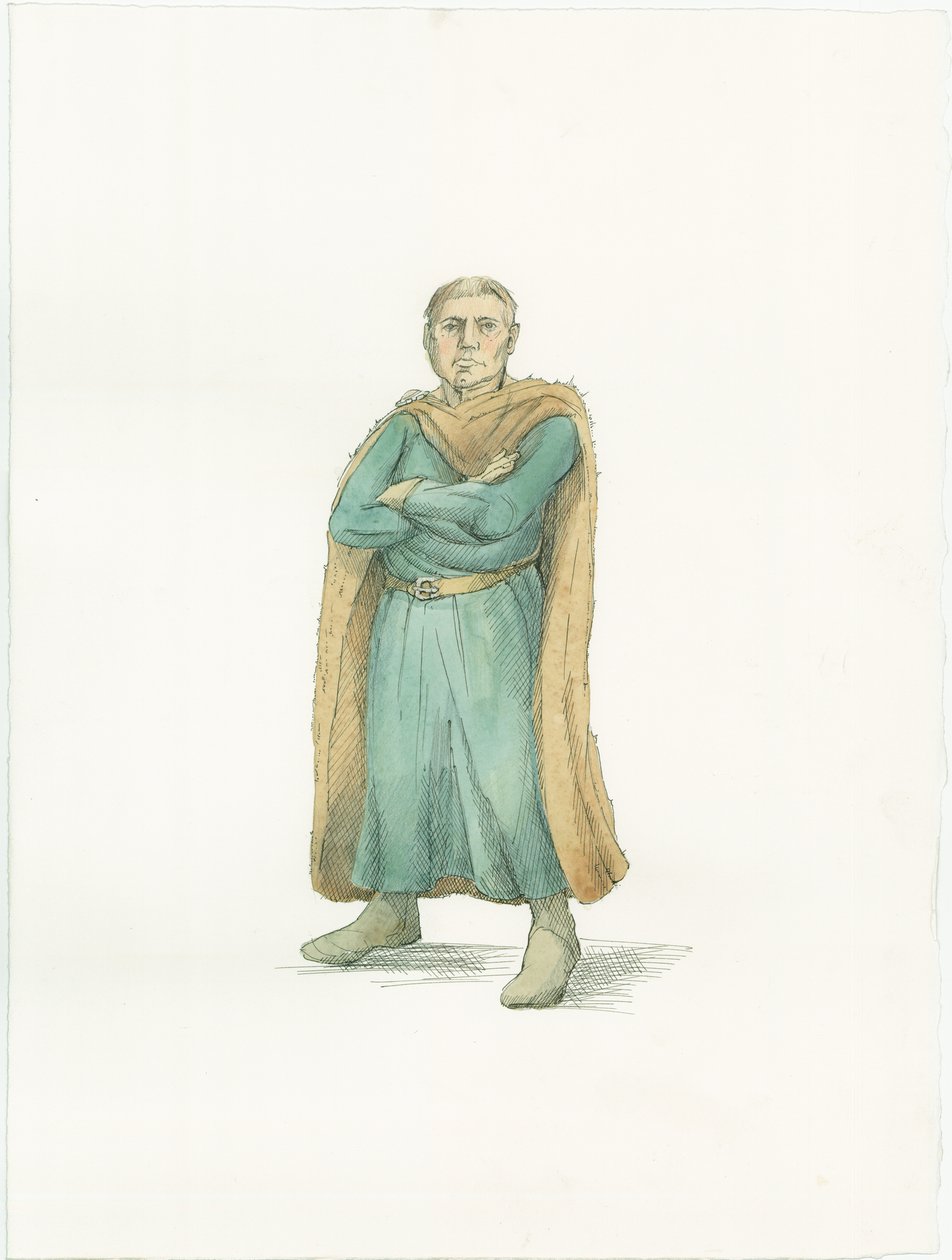 Książę Wilhelm Normandii, ok. 1066 2015 r. autorstwa Judith Dobie