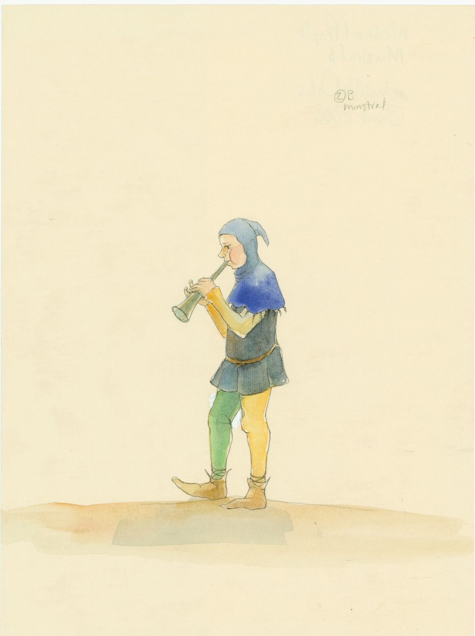 Średniowieczny minstrel, 2004. autorstwa Judith Dobie