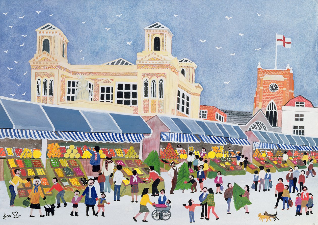 Kingston Market, Surrey autorstwa Judy Joel