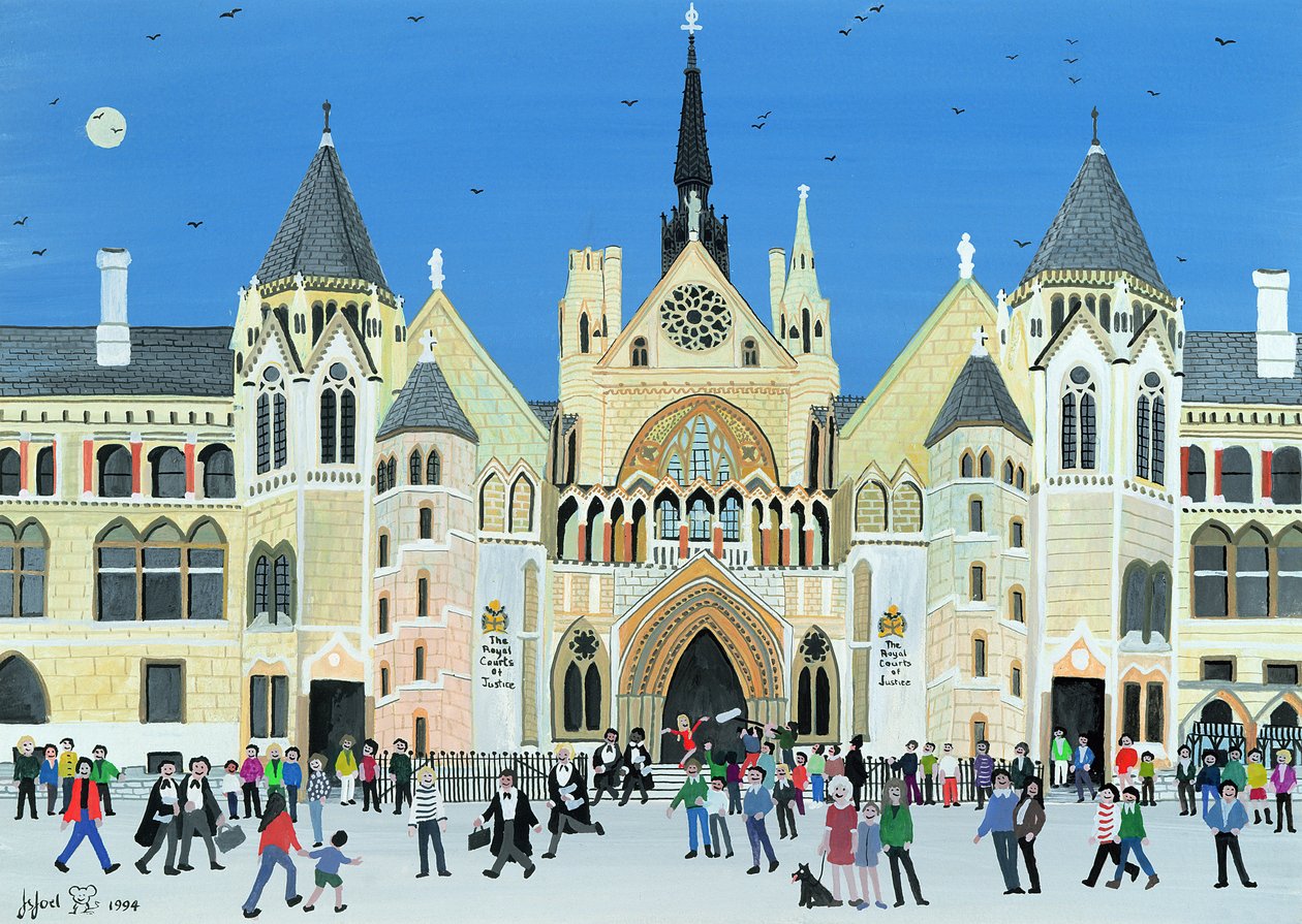 Royal Courts of Justice, Londyn, 1994 autorstwa Judy Joel