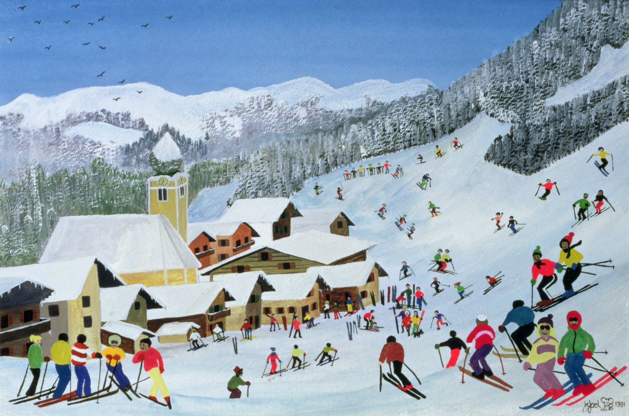 Narciarski świst!, 1991 autorstwa Judy Joel