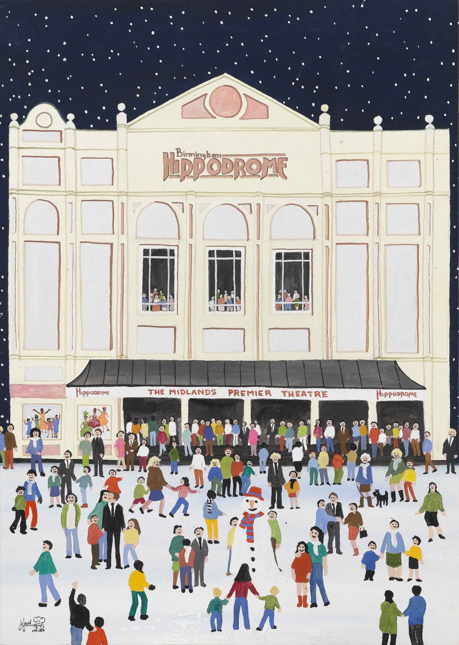 Hipodrom, Birmingham, 2009 (Gwasz na papierze) autorstwa Judy Joel