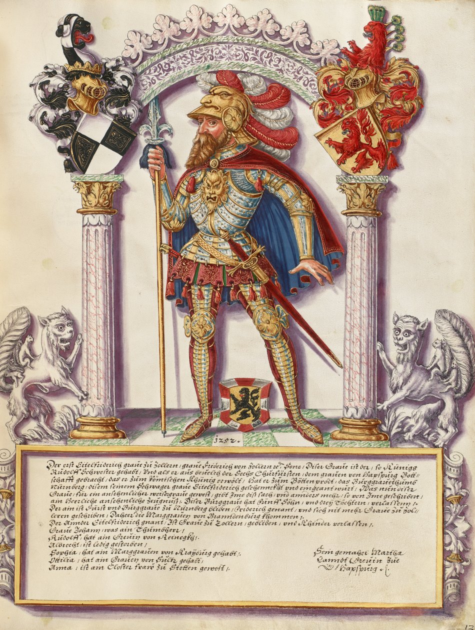 Eitelfriedrich I Hohenzollern autorstwa Jörg Ziegler
