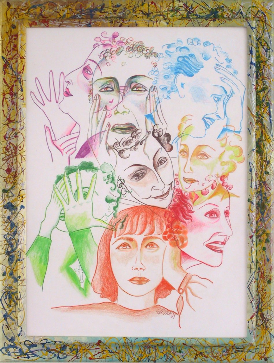 Edith Piaf II -Portret/Collage- autorstwa JuleSimo