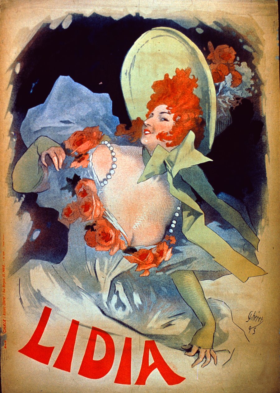 „Lidia”, 1895 r. autorstwa Jules Cheret