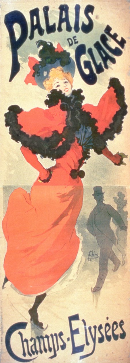 Pałac Lodowy, Pola Elizejskie, Paryż, 1894 autorstwa Jules Cheret
