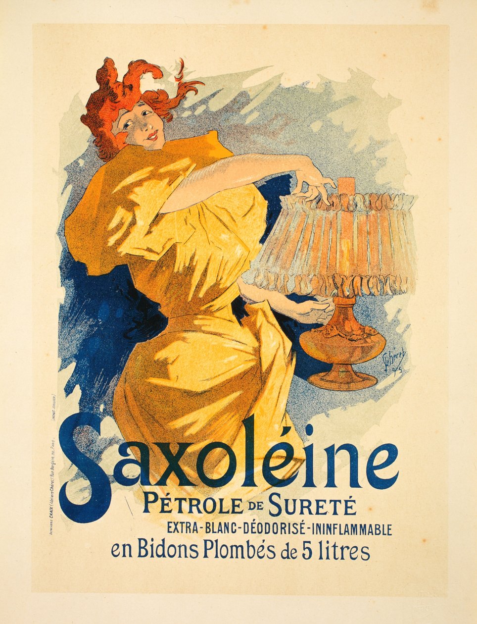 Saksolina, 1896 autorstwa Jules Cheret