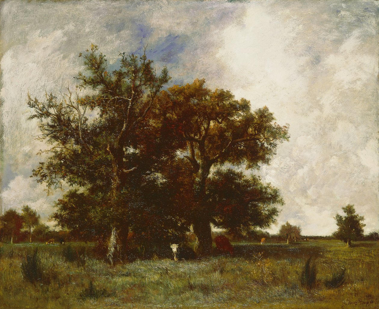 Dąb Fontainebleau, ok. 1840 autorstwa Jules Dupré