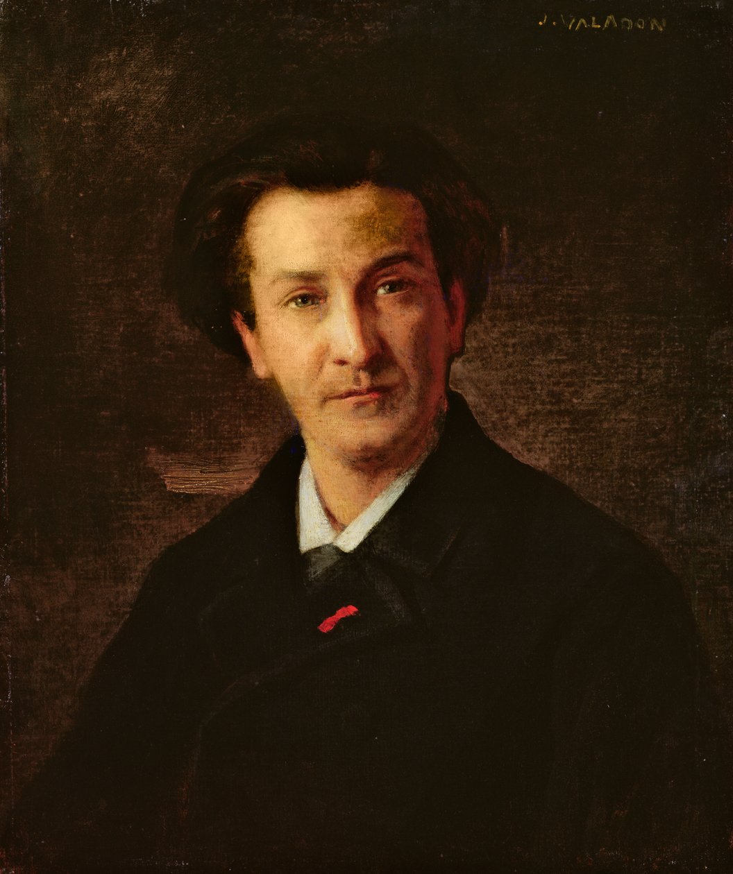 Portret Francois Coppee (1842-1908) autorstwa Jules Emmanuel Valadon
