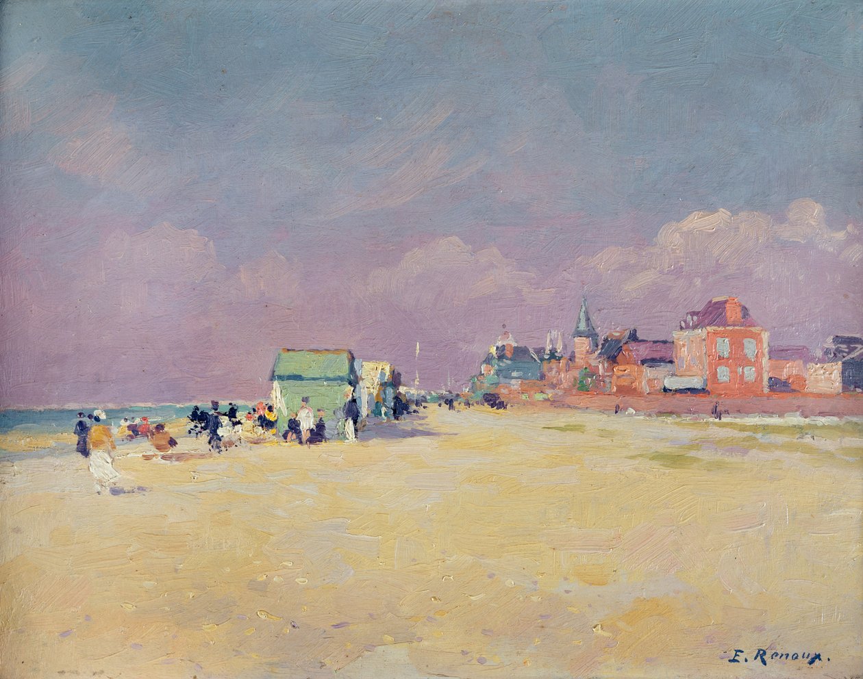 Cayeux-sur-Mer autorstwa Jules Ernest Renoux