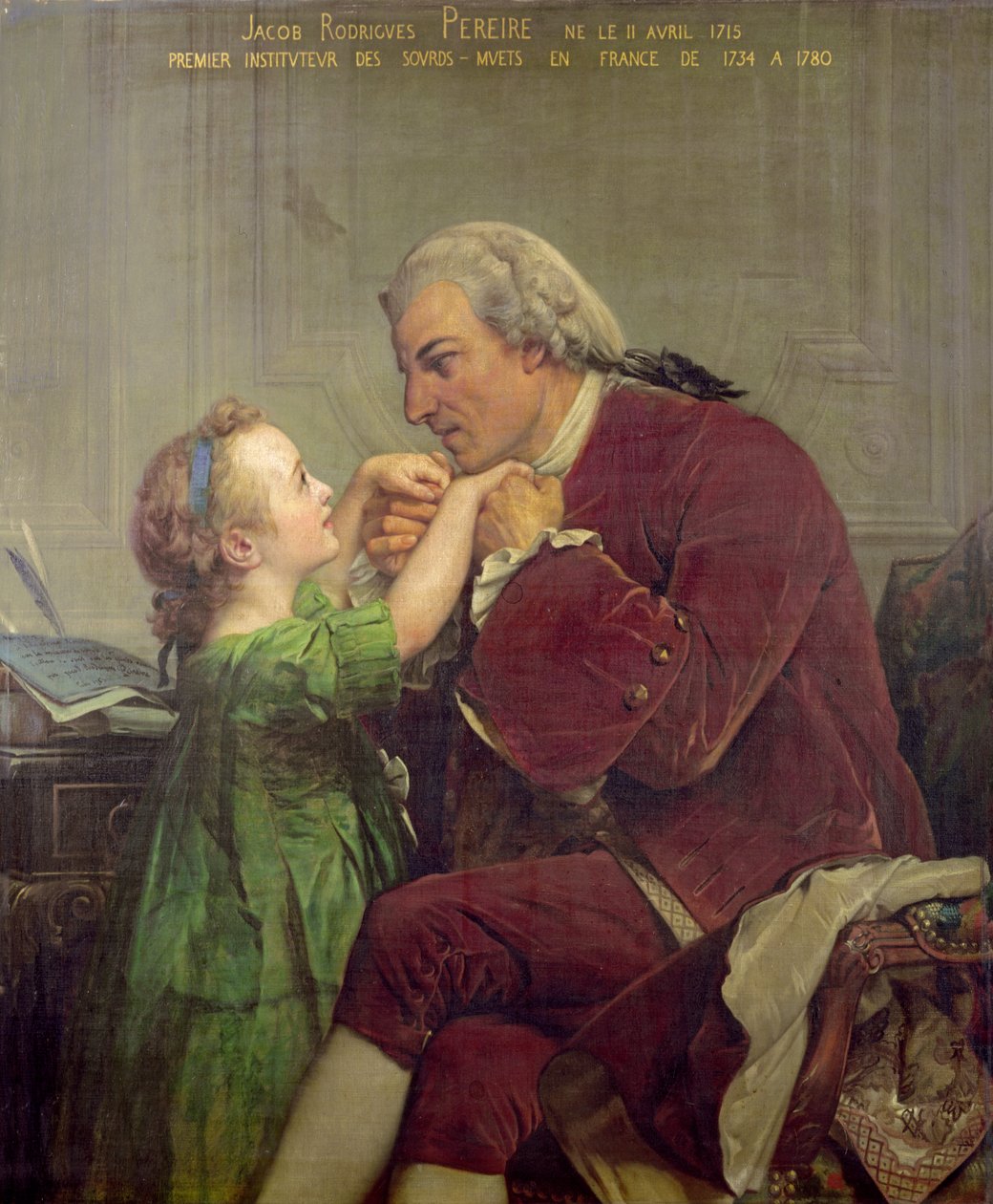Jacob Rogrigues Pereire (1715-80) 1861 autorstwa Jules Eugene Lenepveu