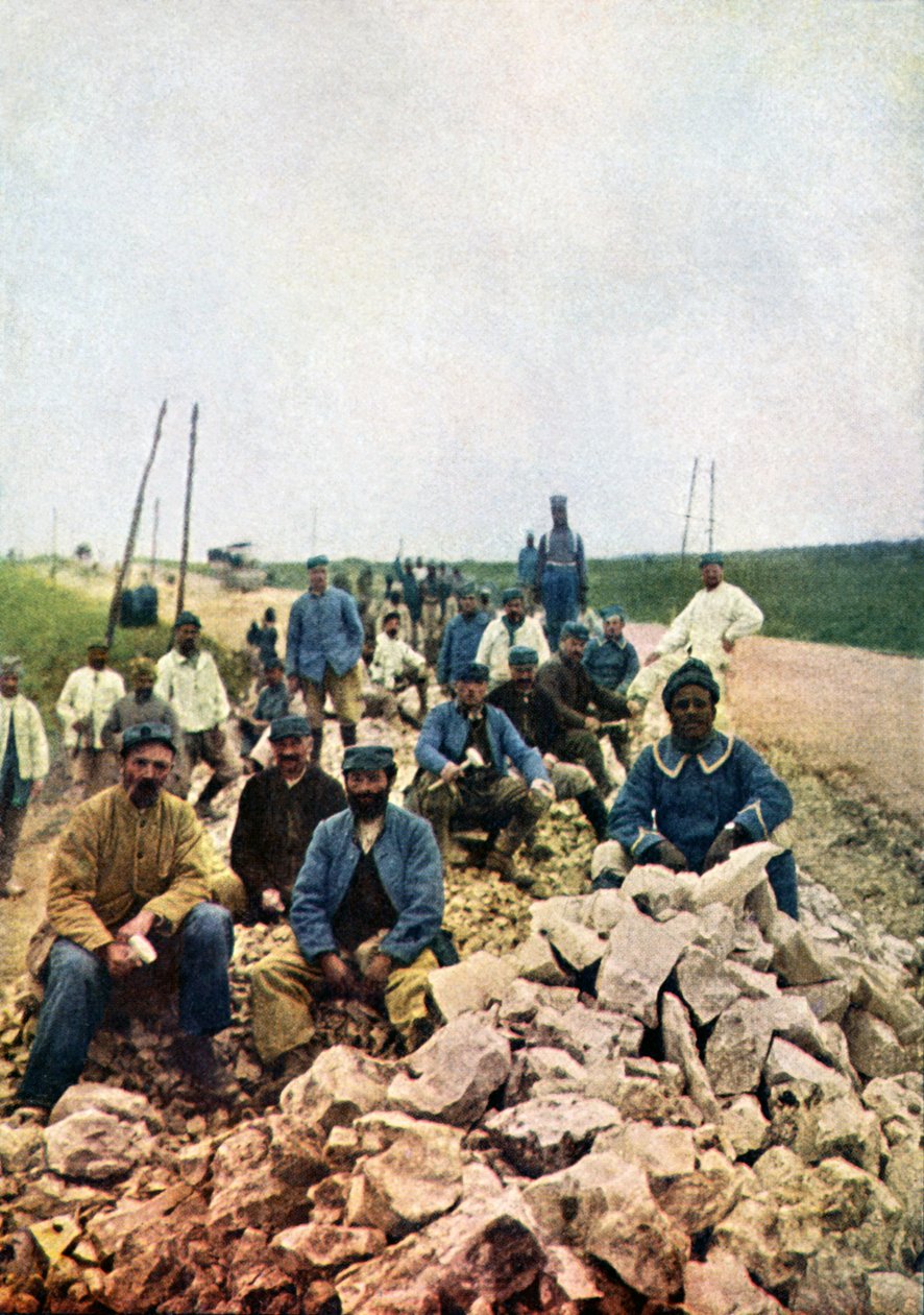 Front zachodni, Francja (autochrom) autorstwa Jules Gervais Courtellemont