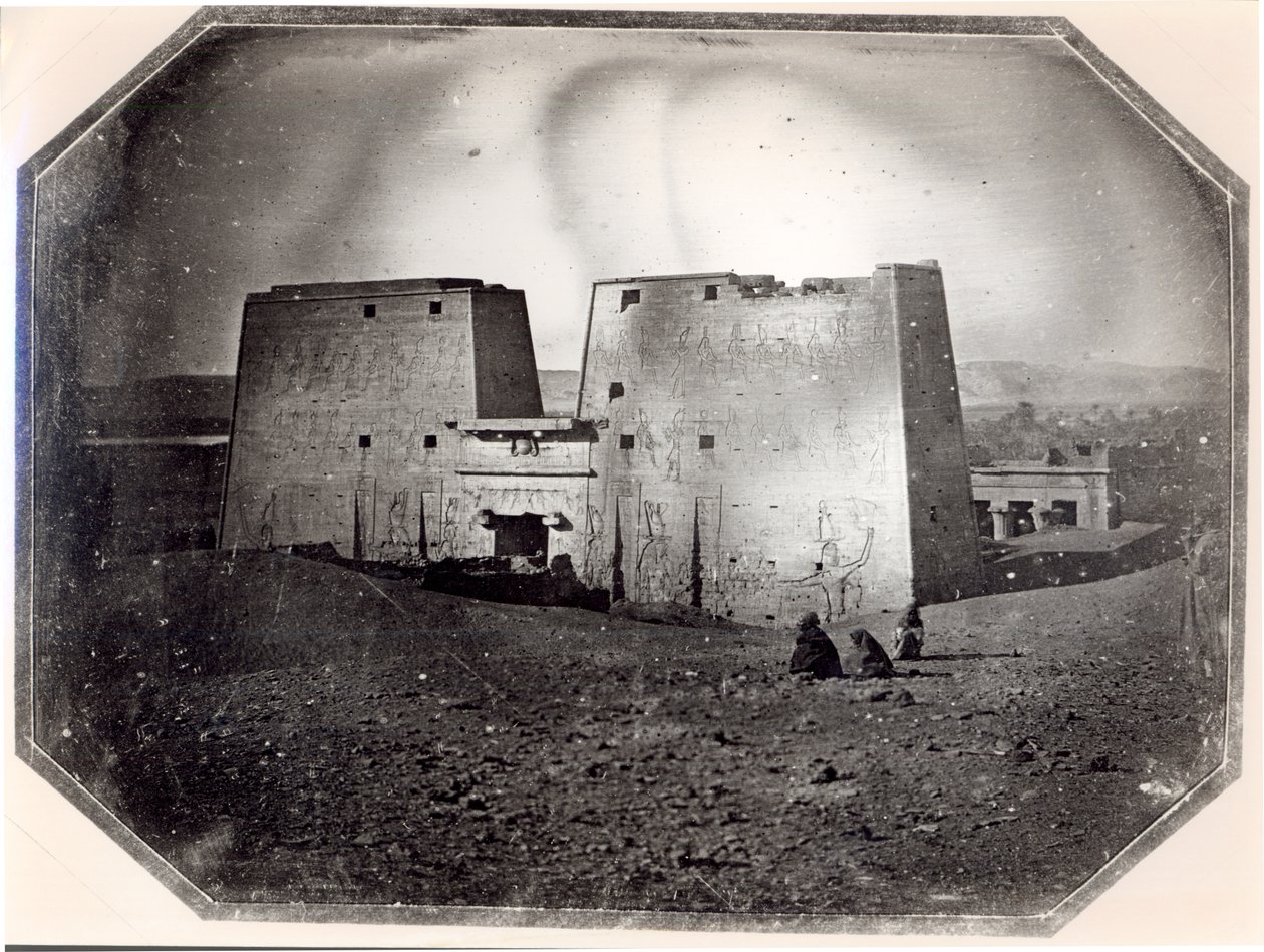 Scena w Egipcie, 1845-6 (dagerotyp) autorstwa Jules Itier