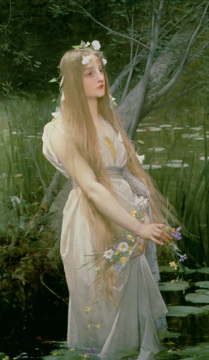 Ofelia autorstwa Jules Joseph Lefebvre