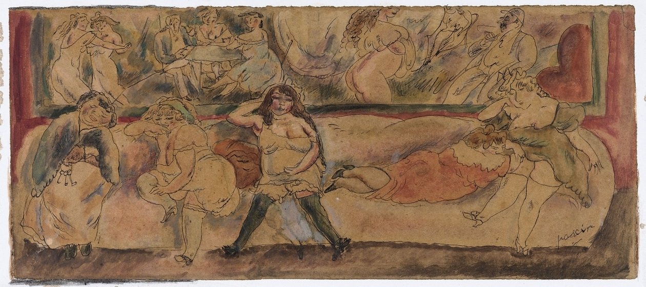 Zamknięty dom autorstwa Jules Pascin