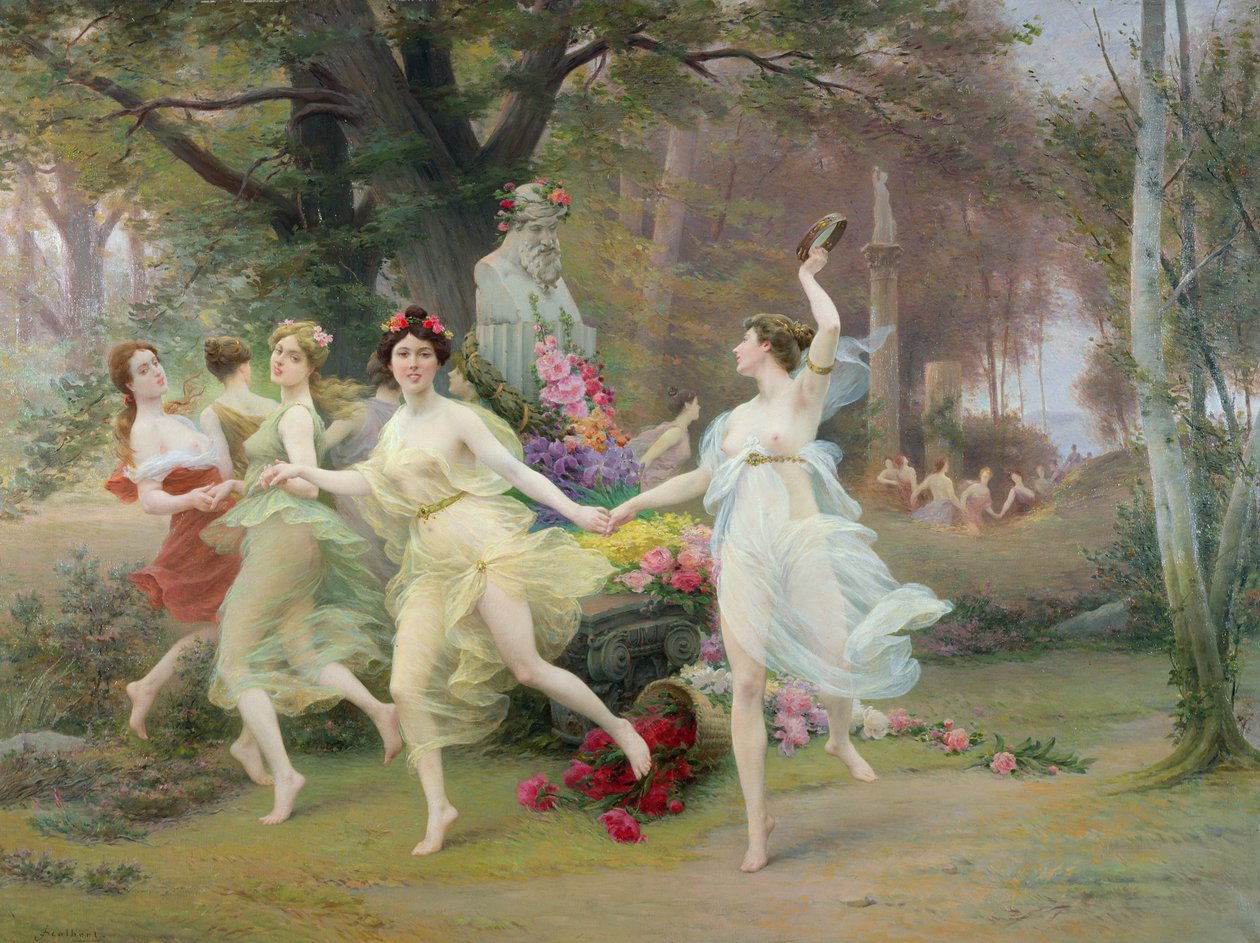 Taniec w kręgu autorstwa Jules Scalbert
