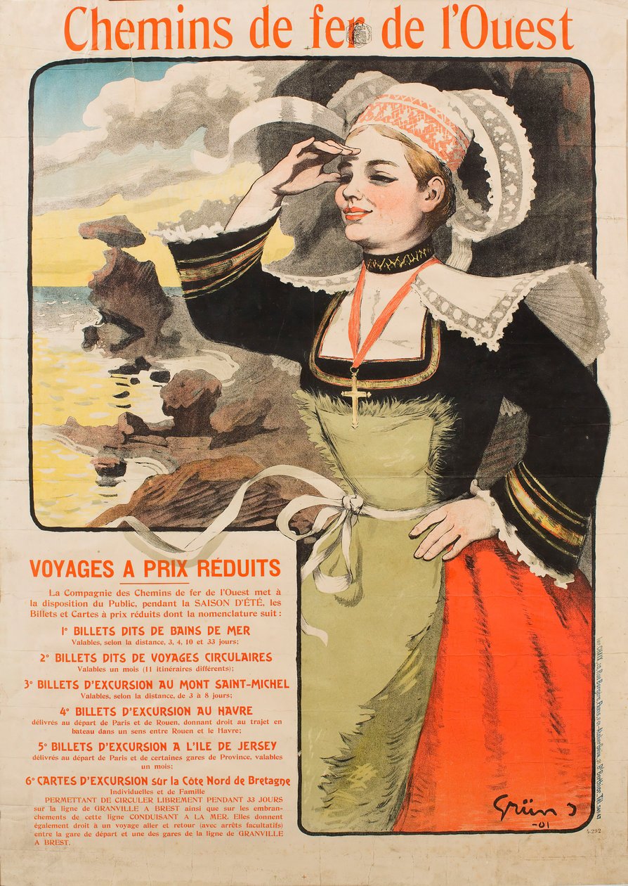 Koleje Zachodnie, 1901. autorstwa Jules Alexandre Grün