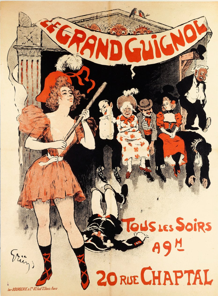 Wielki Guignol, c. 1898. autorstwa Jules Alexandre Grün