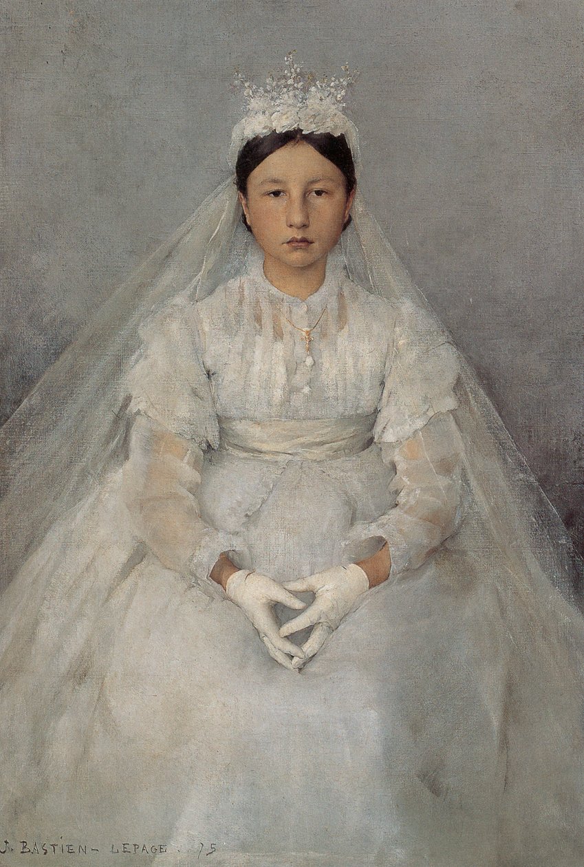 La Communiante autorstwa Jules Bastien Lepage