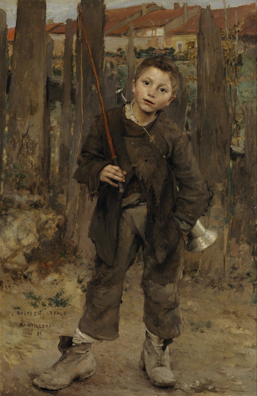 Pas Mèche (Nic nie robiąc) autorstwa Jules Bastien Lepage