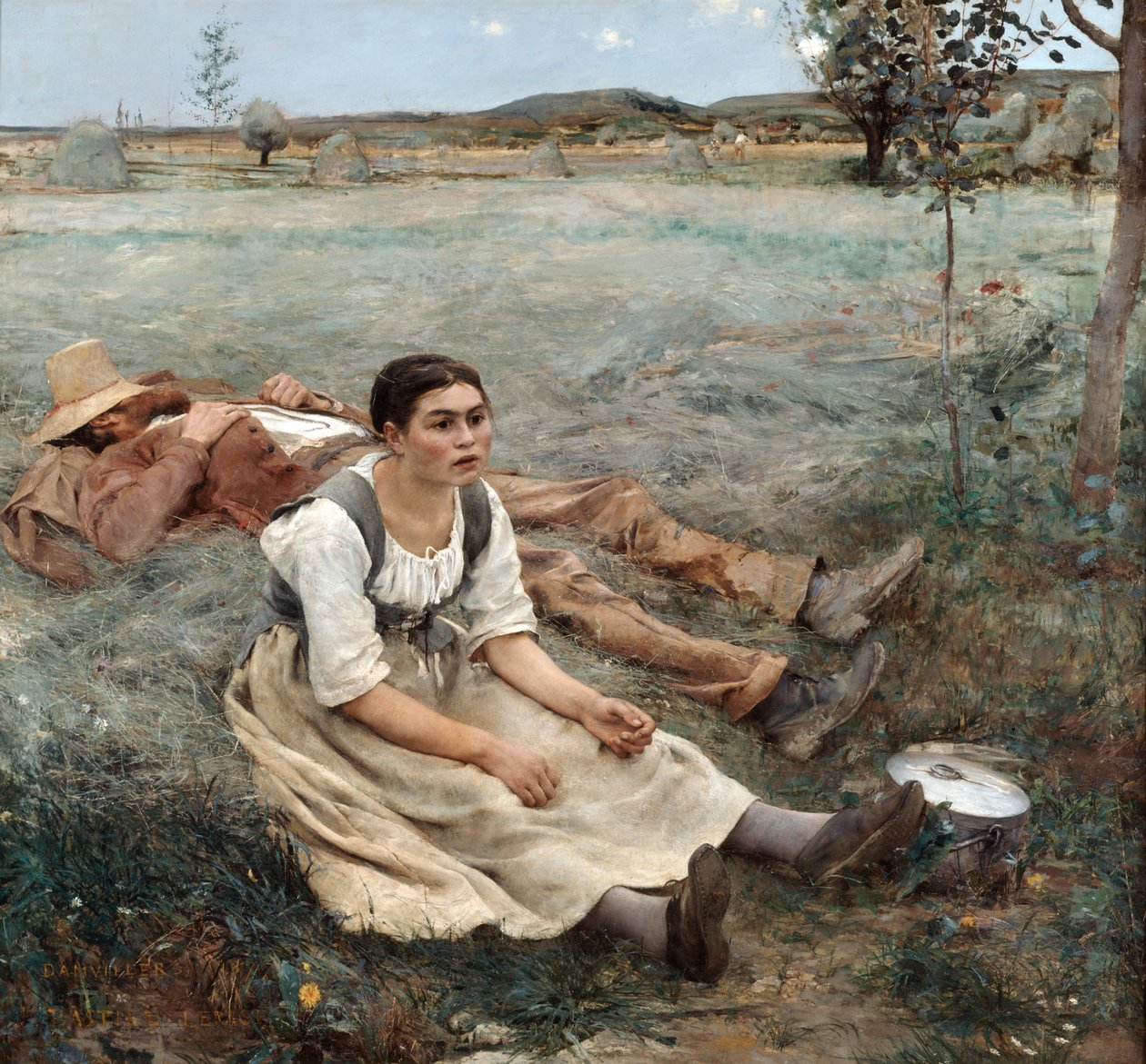Sianokosy, 1880 autorstwa Jules Bastien Lepage