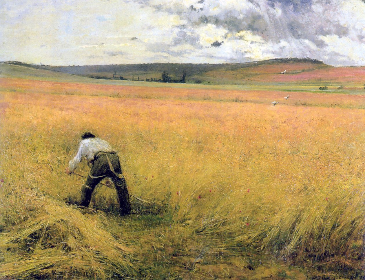 Dojrzała pszenica, 1880. autorstwa Jules Bastien Lepage