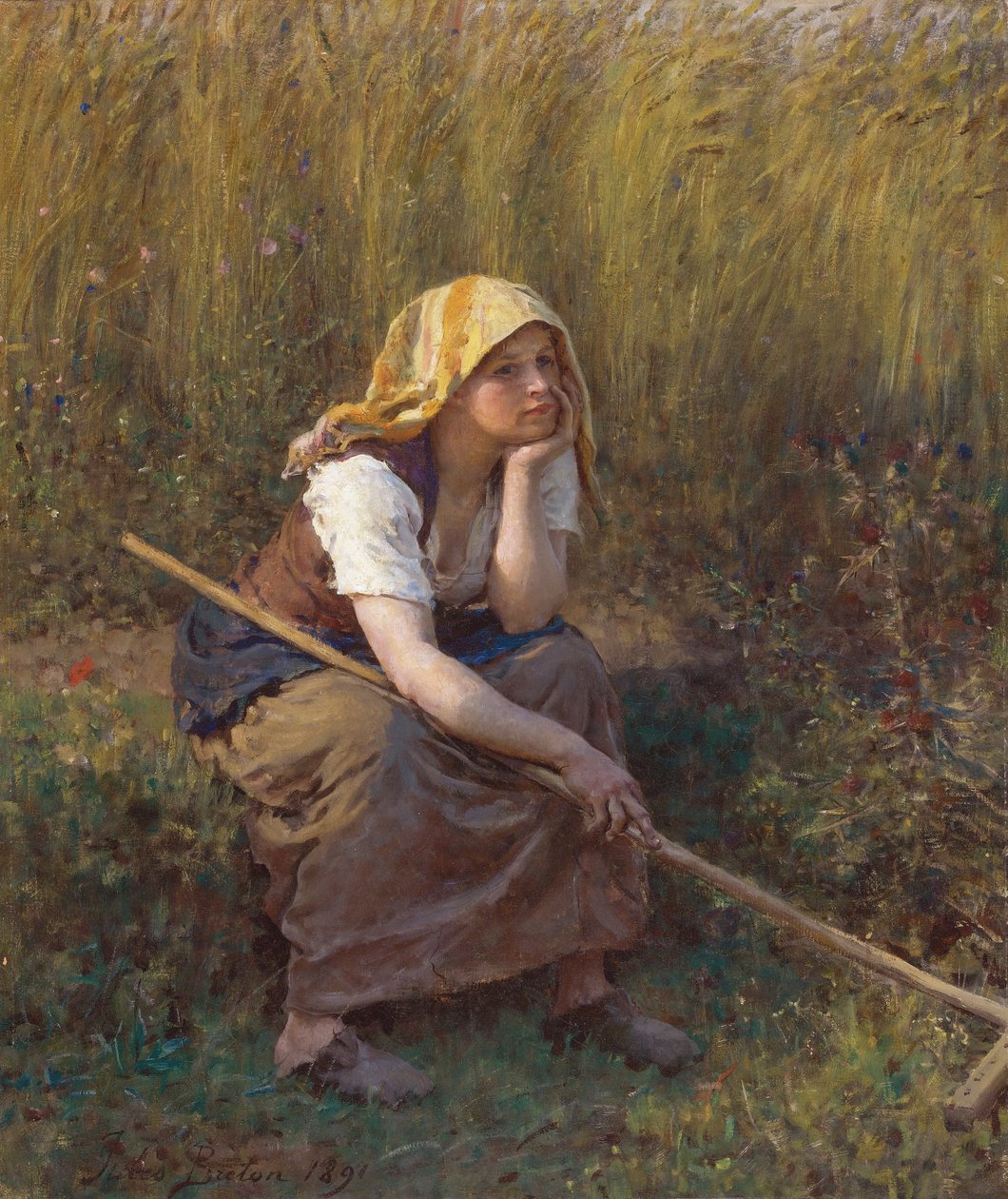 Breton Jules Summer autorstwa Jules Breton