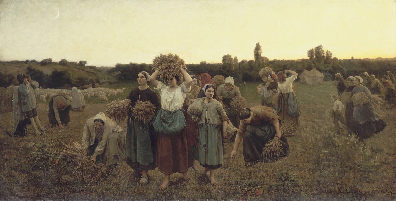 Wezwanie Gleanerów, 1859 autorstwa Jules Breton