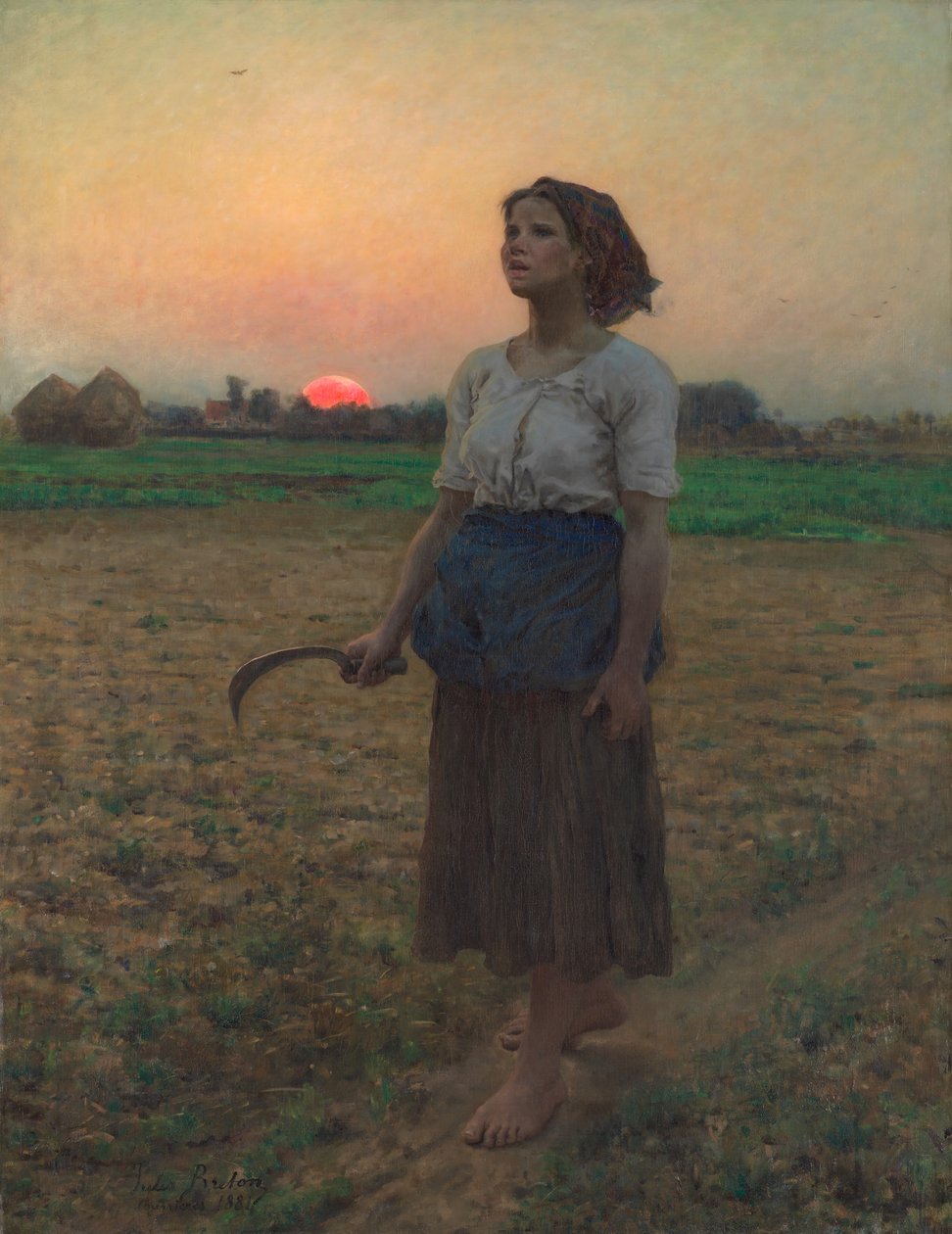 Pieśń Skowronka, 1884. autorstwa Jules Breton