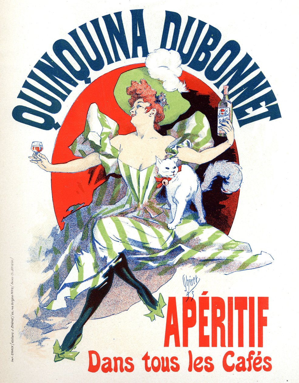 Reklama aperitifu Quinquina Dubonnet autorstwa Jules Cheret