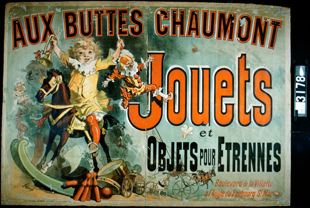 W Buttes Chaumont, 1885 autorstwa Jules Cheret