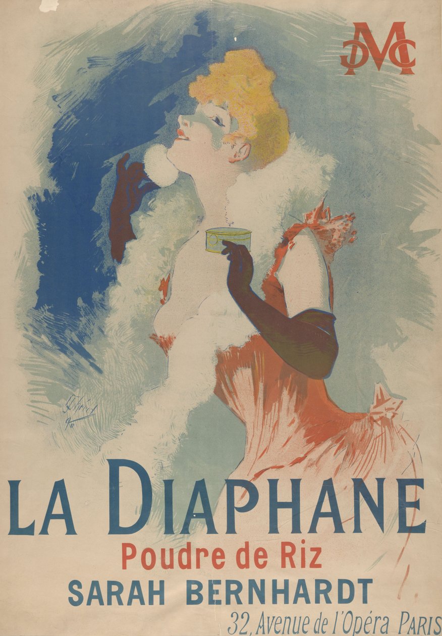 Diafana. Puder ryżowy, 1890 autorstwa Jules Cheret