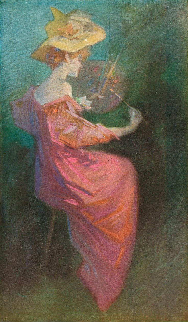 Malarstwo, c1893 autorstwa Jules Cheret