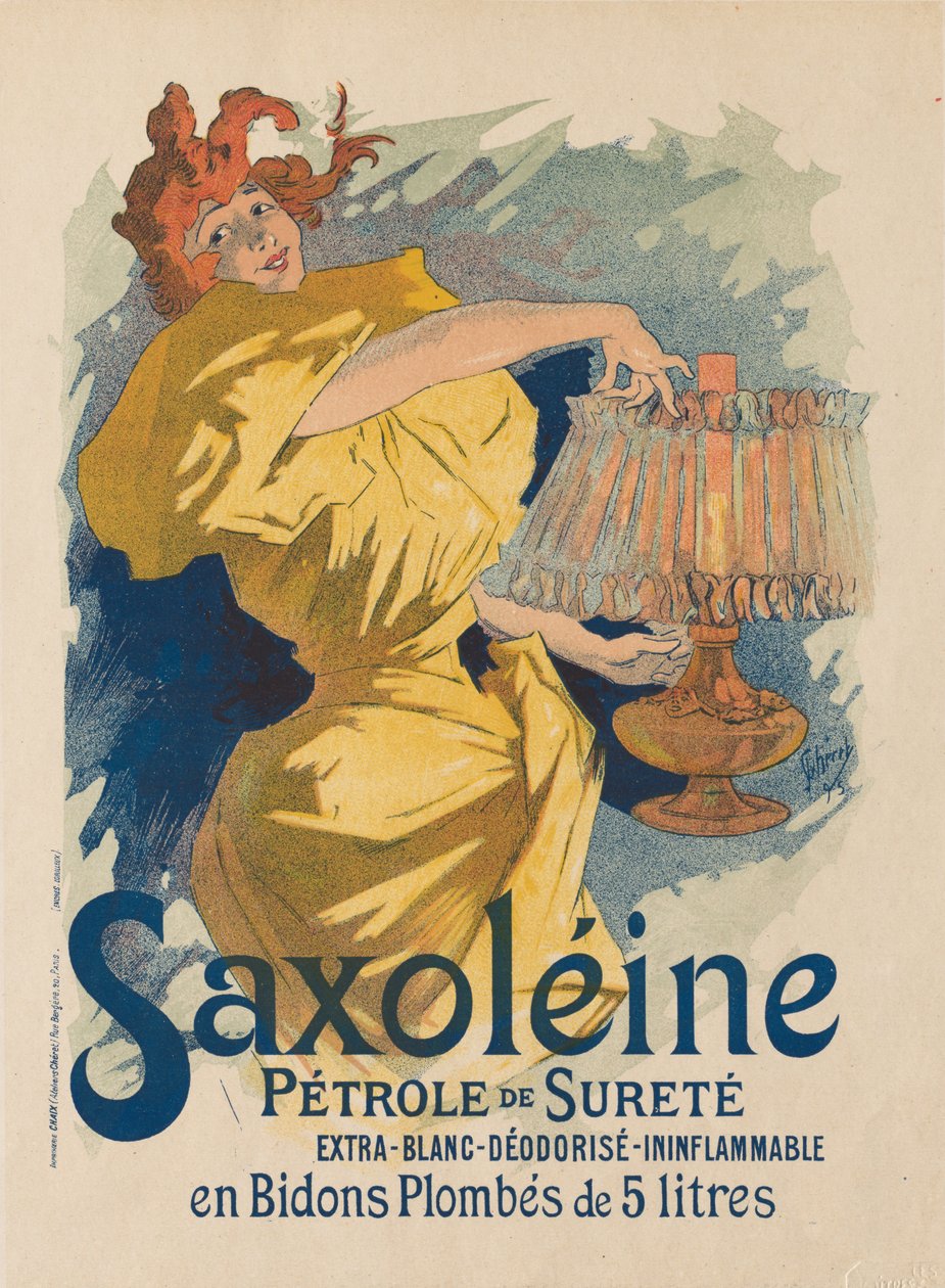 Mistrzowie plakatu: pl. 13, Saxoléine autorstwa Jules Cheret