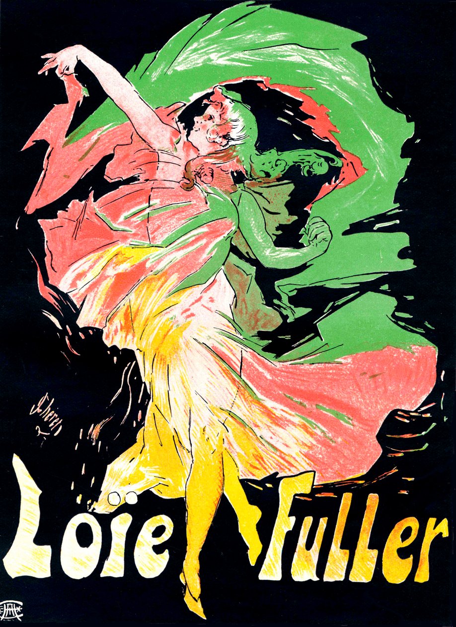 Plakat Loïe Fuller, 1897. autorstwa Jules Cheret