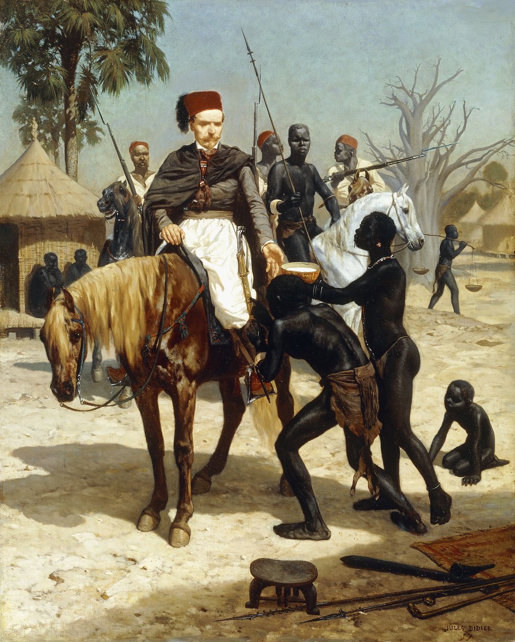 Egzotyczny gość, 1857 autorstwa Jules Didier