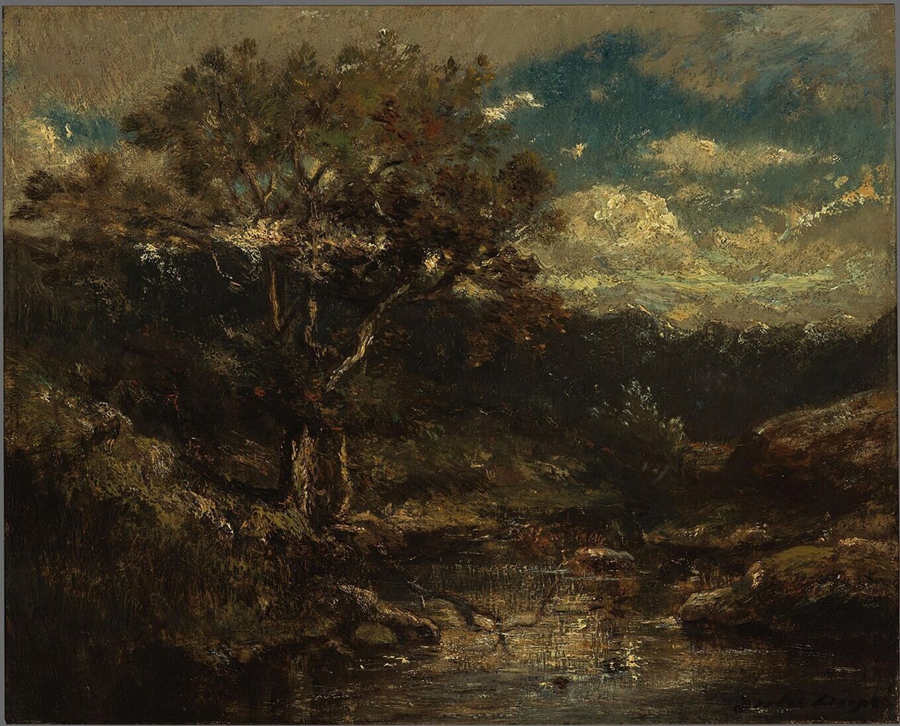 Holenderski: Forest View Forest View autorstwa Jules Dupré