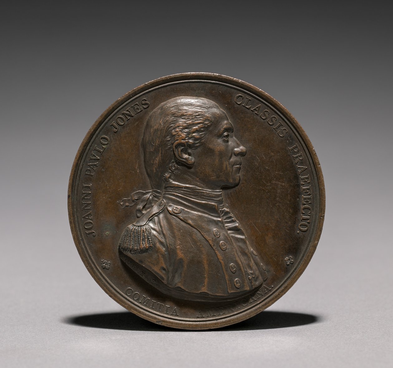Medal: John Paul Jones. autorstwa Jules Dupré