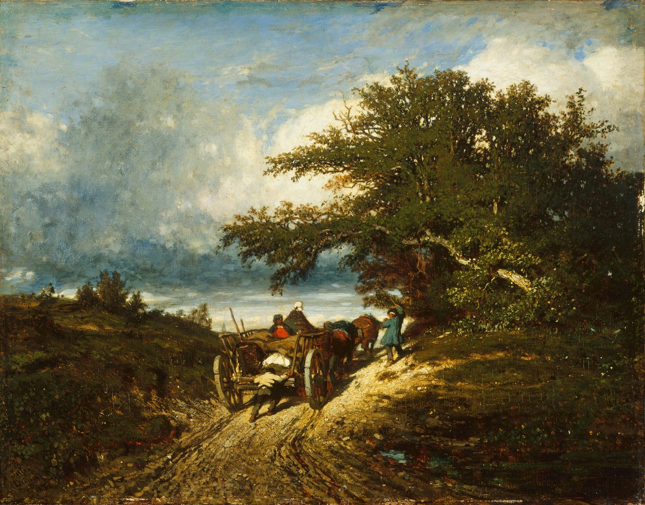 W drodze, 1856. autorstwa Jules Dupré