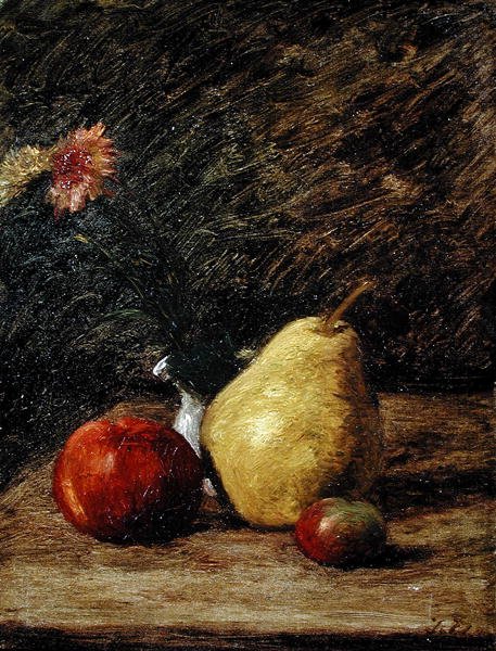 Martwa natura z gruszką autorstwa Jules Dupré