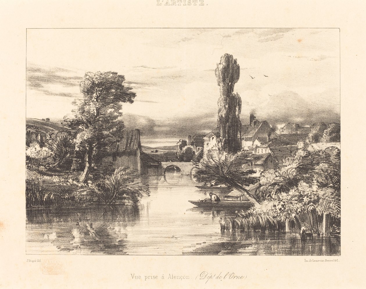 Zobacz w Alençon autorstwa Jules Dupré