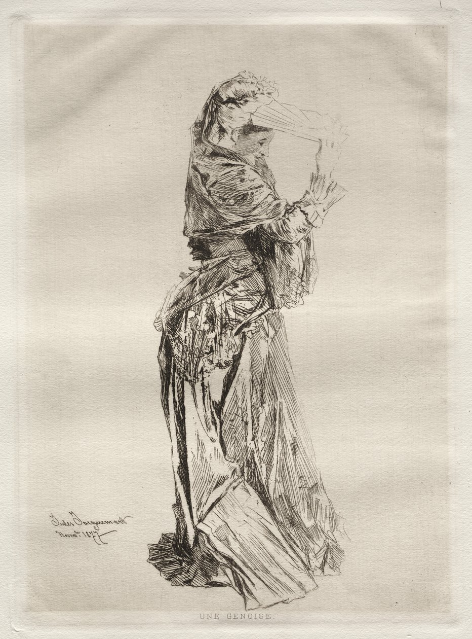 Genoise, 1877. autorstwa Jules Ferdinand Jacquemart