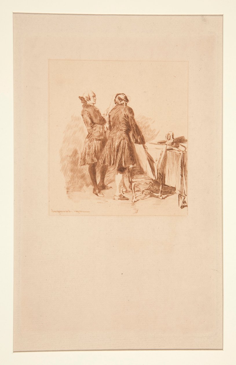 miłośnicy autorstwa Jules Ferdinand Jacquemart