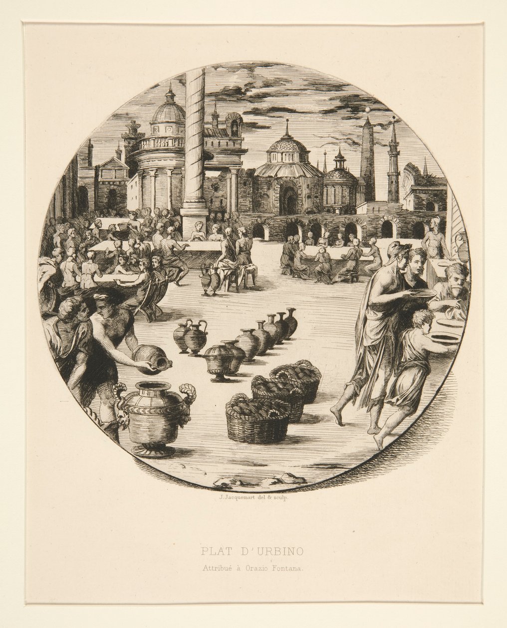Plat d autorstwa Jules Ferdinand Jacquemart