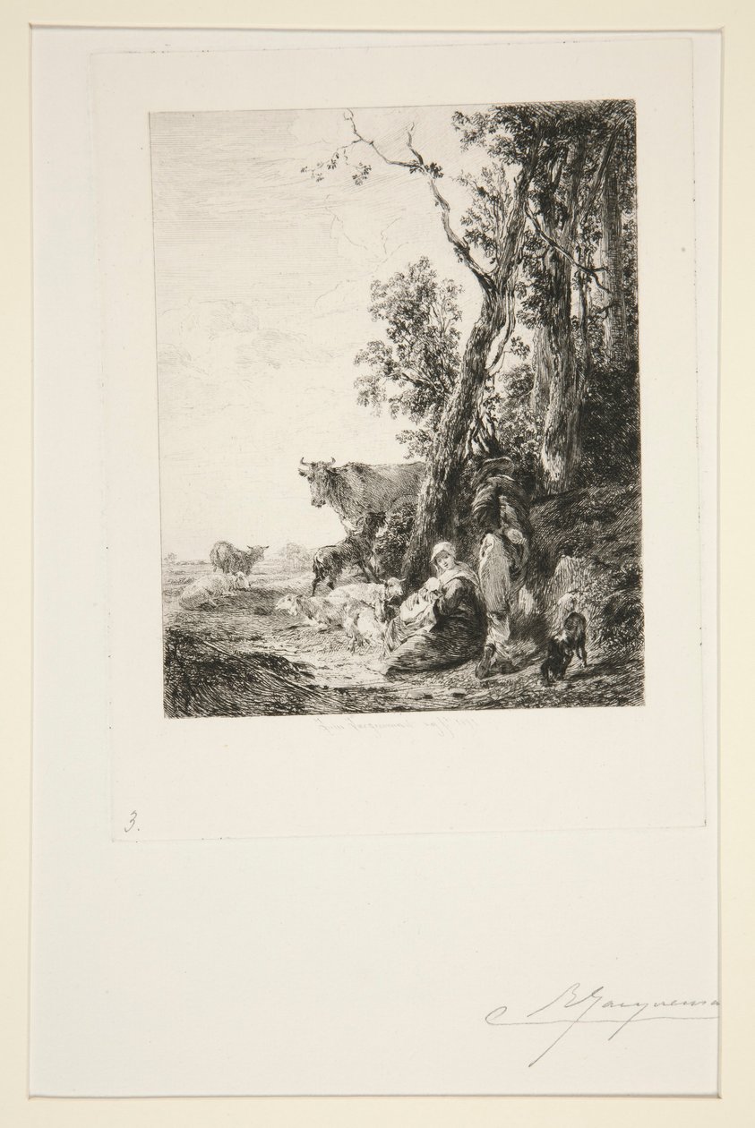 Reszta autorstwa Jules Ferdinand Jacquemart