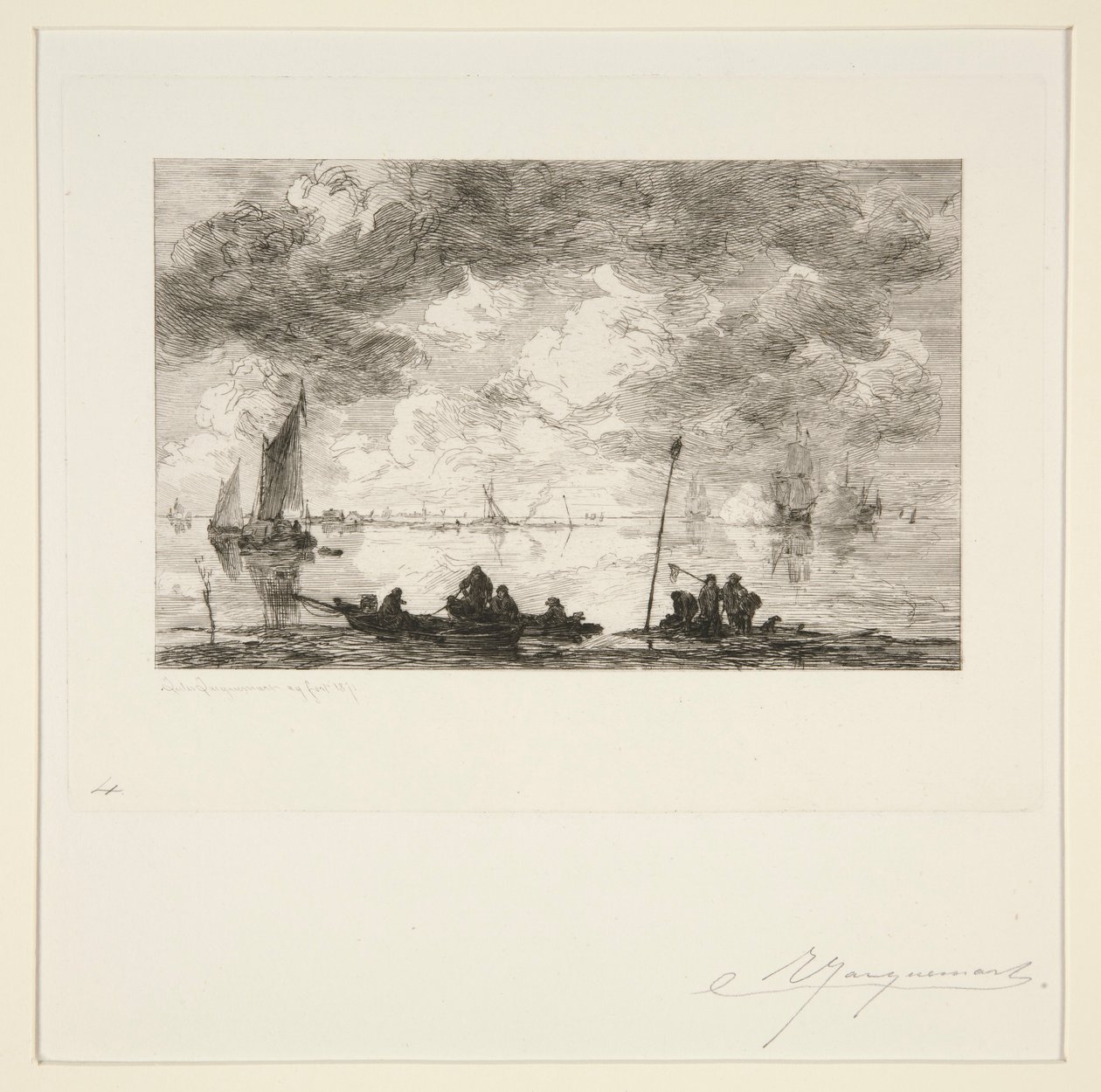 Moerdyck autorstwa Jules Ferdinand Jacquemart